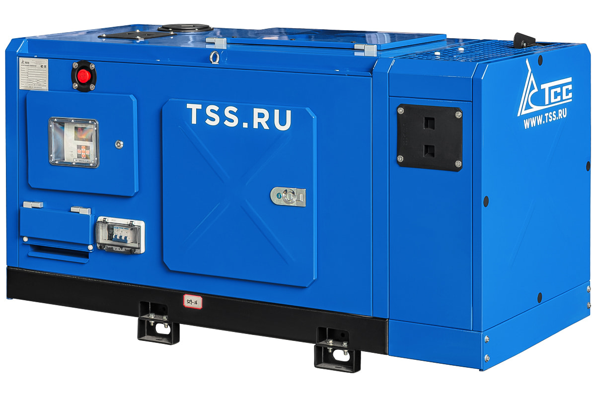 картинка Дизельный генератор ТСС АД-12С-Т400-1РКМ32 в шумозащитном кожухе
