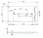 Лопасти для DRD1600L,1600H  (к-т из 4 лопастей) 074118